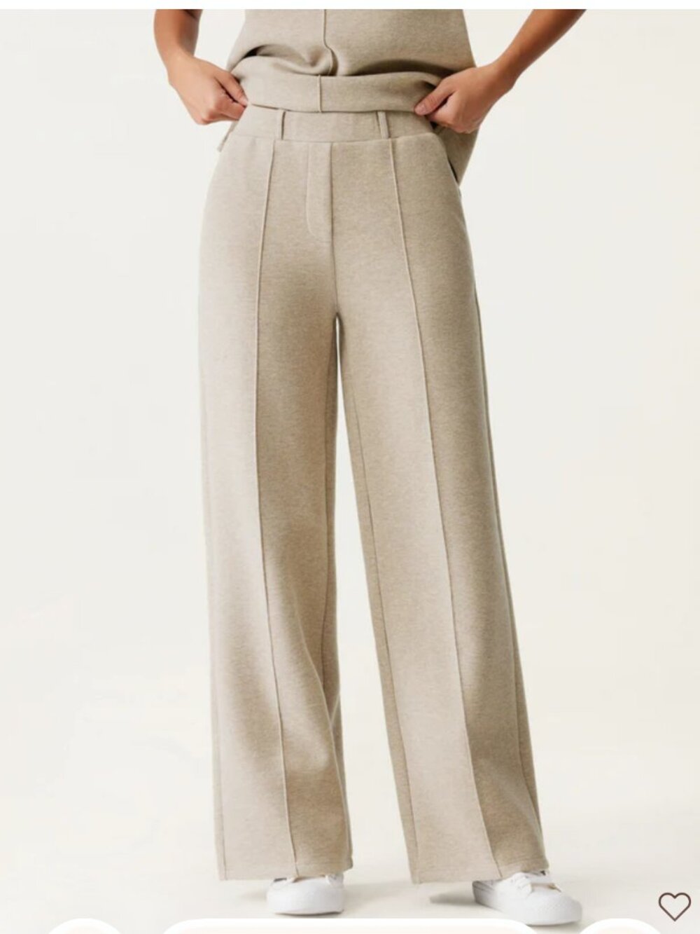 NWT OGL Heather Morganite FuzzLuxe High Waisted Straight Leg Pull On Pant Small